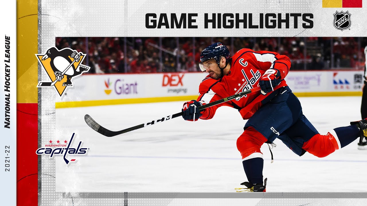 Penguins Capitals 11/14/21 NHL Highlights YouTube