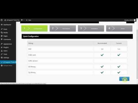 JS Support Ticket (WP) Pro Install
