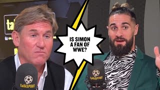 Is Simon a FAN of WWE?  Superstars Seth Rollins & Becky Lynch join W&J to preview Money in the Bank