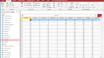 Microsoft access multi table query