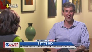 Beto O'Rourke Talks Donald Trump On "CBS This Morning"