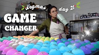 Boost Your Bath Bomb Game: Master Batching Efficiency Magic! Vlogmas Day 21