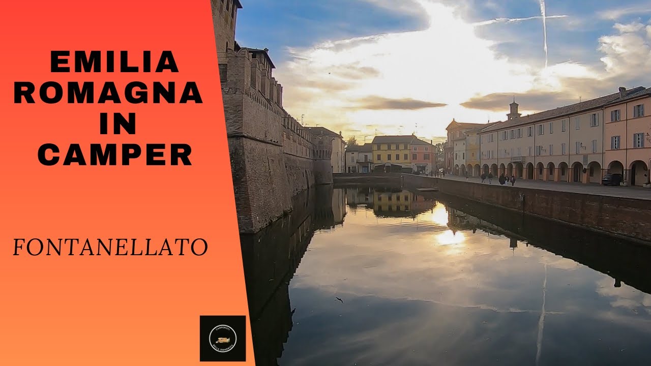 In camper a Fontanellato. Area sosta e visita al borgo con il suo Castello, la Rocca San Vitale.