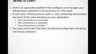 Chef Automation Tutorials 1   Configuration Management