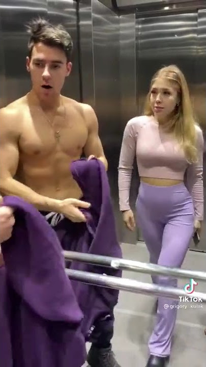 Grigory America bodybuilder elevator prank VIDEO reaction tiktok