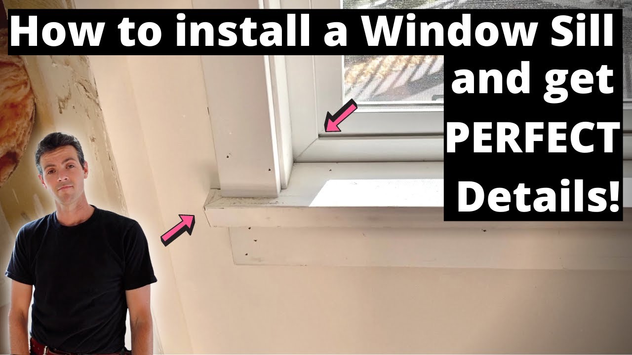 How to install a WINDOW SILL you won't REGRET!!! YouTube