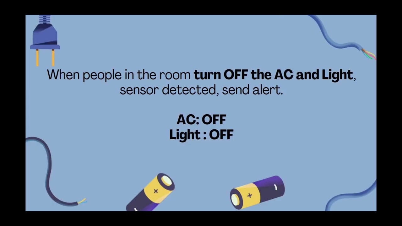 Light & Air Conditioner Monitoring System project simulation video