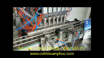 Máy chiết rót hủ yến 6 vòi tự động Tel zalo   0935 109 266 www cokhixuanphuc com