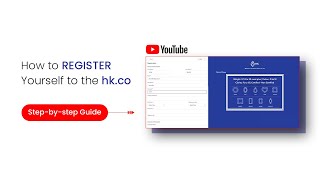 How to REGISTER Yourself to the hk.co | Step-by-step Guide screenshot 5