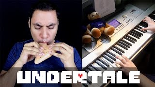 His theme - Undertale - Ocarina/Piano cover || David Erick Ramos ft. PianoPrinceofAnime chords