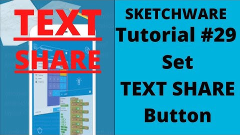 Sketchware: Set Text Share Button....Tutorial#29