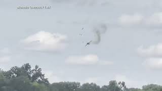 WATCH: Pilots Eject Before FIERY Airshow Crash