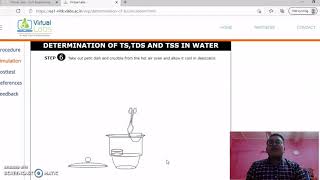DETWRMINATION OF TS , TSS AND TDS IN WATER