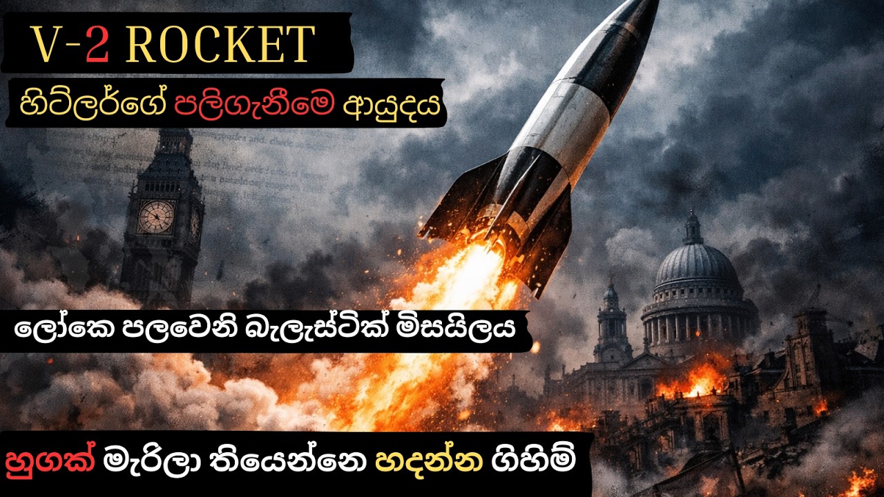 හිට්ලර්ගෙ පලවෙනි පලි ගැනීමෙ ආයුදය (ලෝකෙ පලවෙනි බැලැස්ටික් මිසයිලය )
