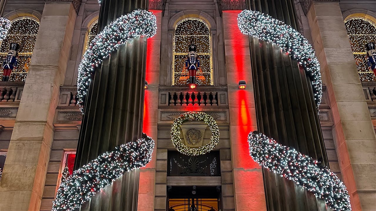 Iconic Christmas Lights - The Dome, Edinburgh