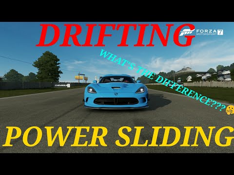 The differences between DRIFTING and Power sliding explained