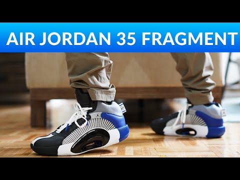 An icon or lazy collab? Jordan x Fragment Air Jordan 35 - YouTube