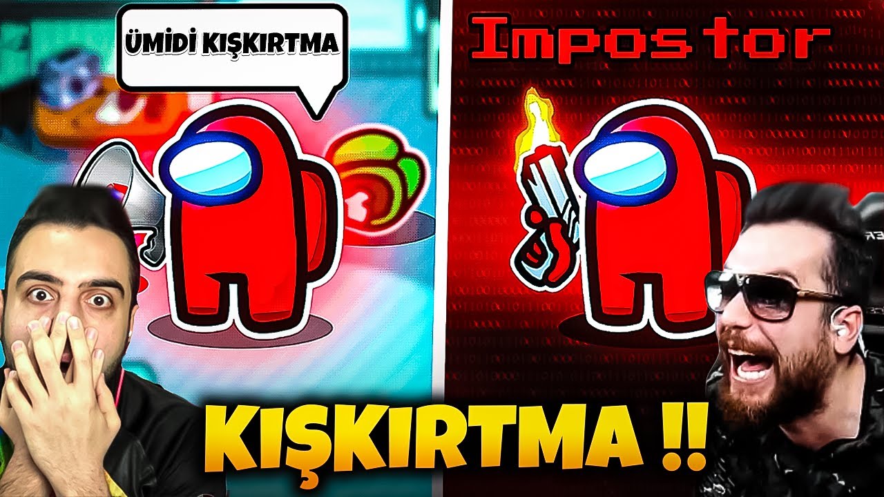 KATİL OLUP ORTAĞIMI SATTIM ÜMİDİ'YE KIŞKIRTMA YAPTIM  !!! - EKİPLE AMONG US