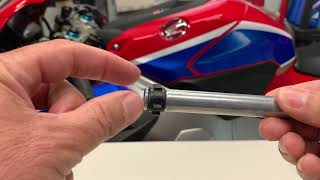 Motorcycle Handlebar weight removal