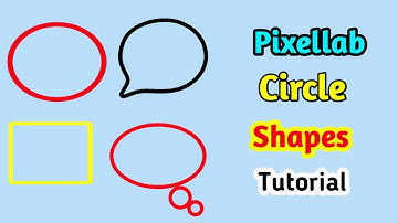 How to create circle ⭕ in pixellab | pixellab me circle kaise bnaye | pixellab shapes tutorial
