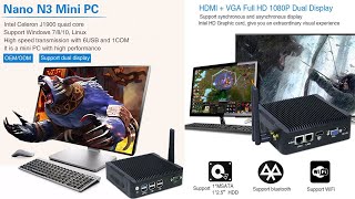 Fanless J1900 Mini PC - Compact, Powerful, and Versatile