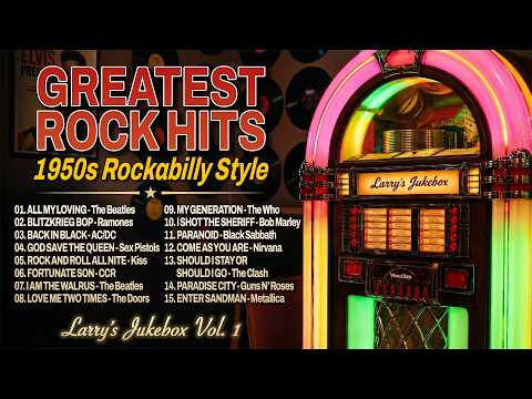 Greatest Rock Hits - 1950s Rockabilly Style | Larry's Jukebox Vol. 1
