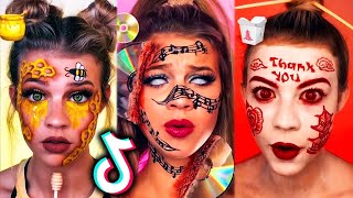 TikTok Emoji Makeup Challenge | Makeup Inspired By Emojis Tiktok Trend