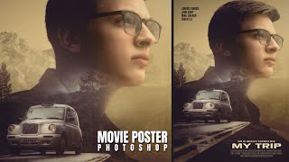 Advanced Cinematic Movie Poster Design in Photoshop screenshot 4
