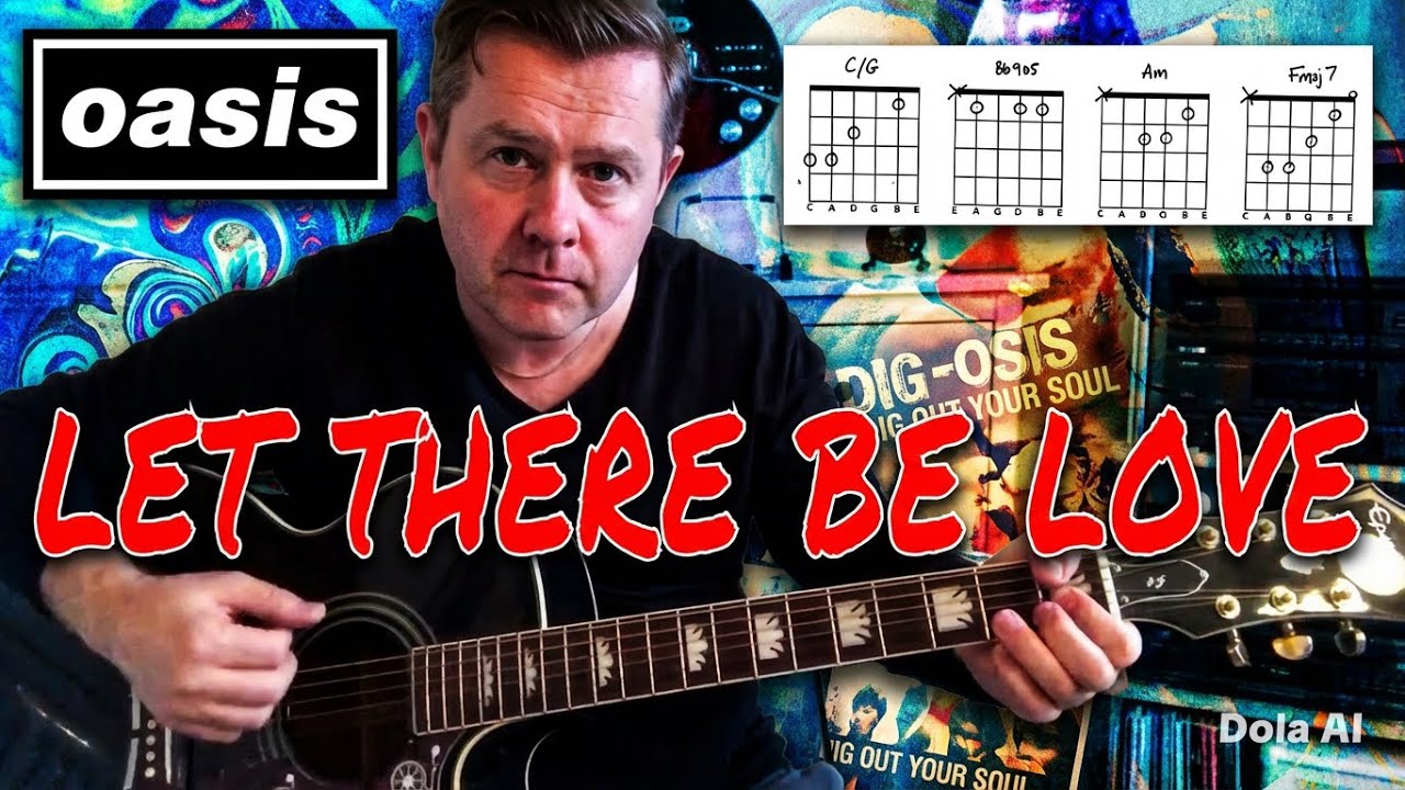 Oasis- Let There Be Love - Acoustic Guitar Lesson - YouTube
