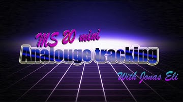 MS 20 mini External signal. Analog tracking 80s style. Electric guitar and synth concorde