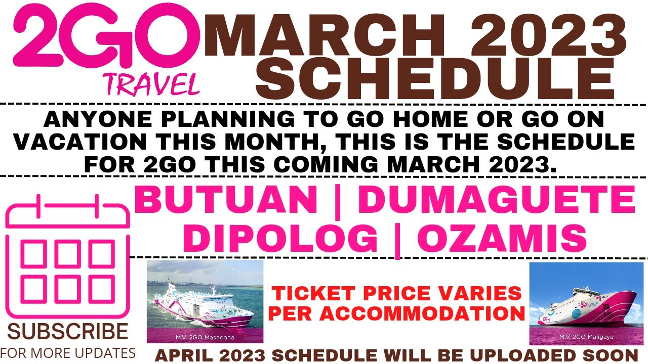 2go travel ticket manila to dumaguete