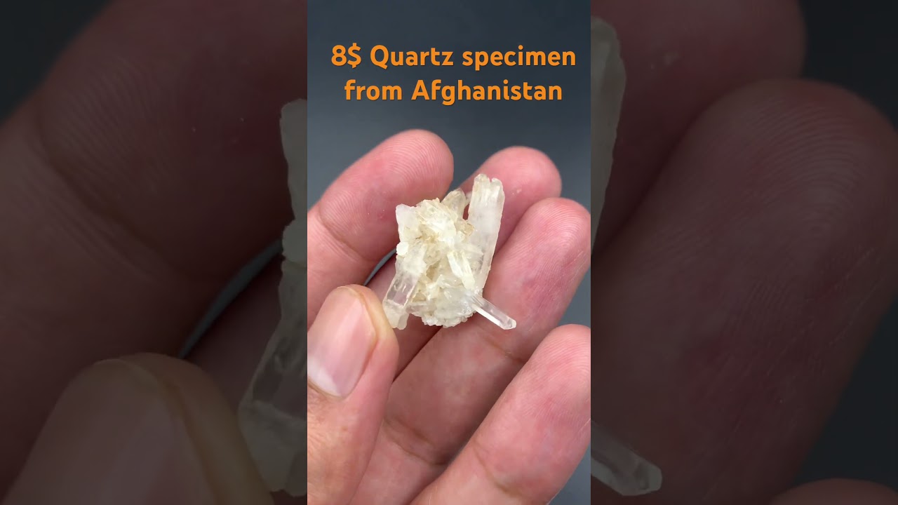Quartz specimen for 8$ from Afghanistan 