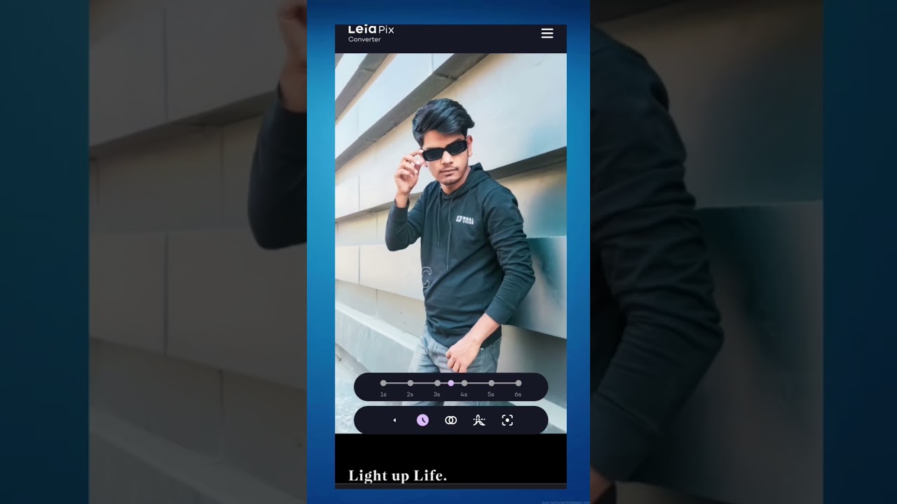 3d effect photo by leia pix website #shorts #photography