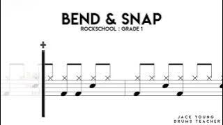 How to play Bend & Snap on Drums 🥁
