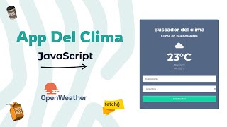 App Clima  - JavaScript - Buscador del clima- js - web - ECMA6 screenshot 3