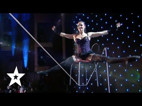 Tatiana Kundik, The Best Tight Rope Act EVER?! | Auditions Week 1 | Românii au talent