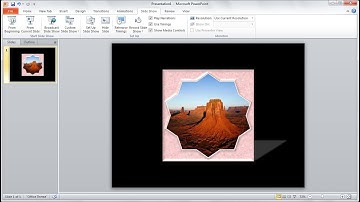 Tutorial powerpoint 2010 |Cara Membuat Bingkai Foto dengan Shapes di PowerPoint