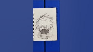 Kakashi Hatake🥷as a child drawing #anime #drawing #kakashi #naruto #shorts #trending #viral