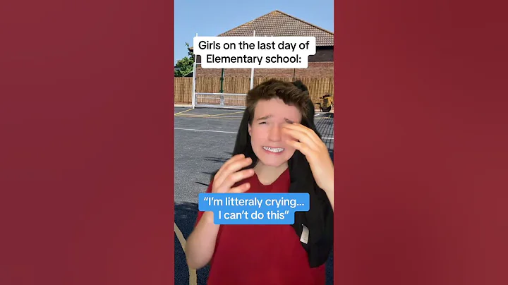 Girls vs boys on Last day of elementary 😂.