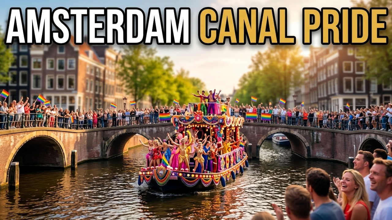 Amsterdam Canal Pride 2026 🏳️‍🌈 | Spectacular Parade Boats Compilation | Prinsengracht Amsterdam
