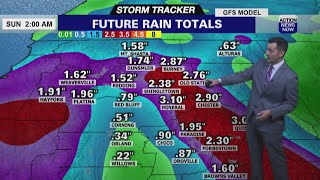 Storm Tracker Forecast: Wet, windy, & active conditions ahead for your Thursday