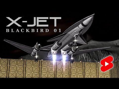 Kerbal Space Program. X-JET BLACKBIRD 01: X-Men Hypersonic VTOL Aircraft