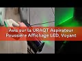 Avis sur la URAQT Aspirateur Poussière Affichage LED, Voyant LED de Poussière d'aspirateur, Poils d'