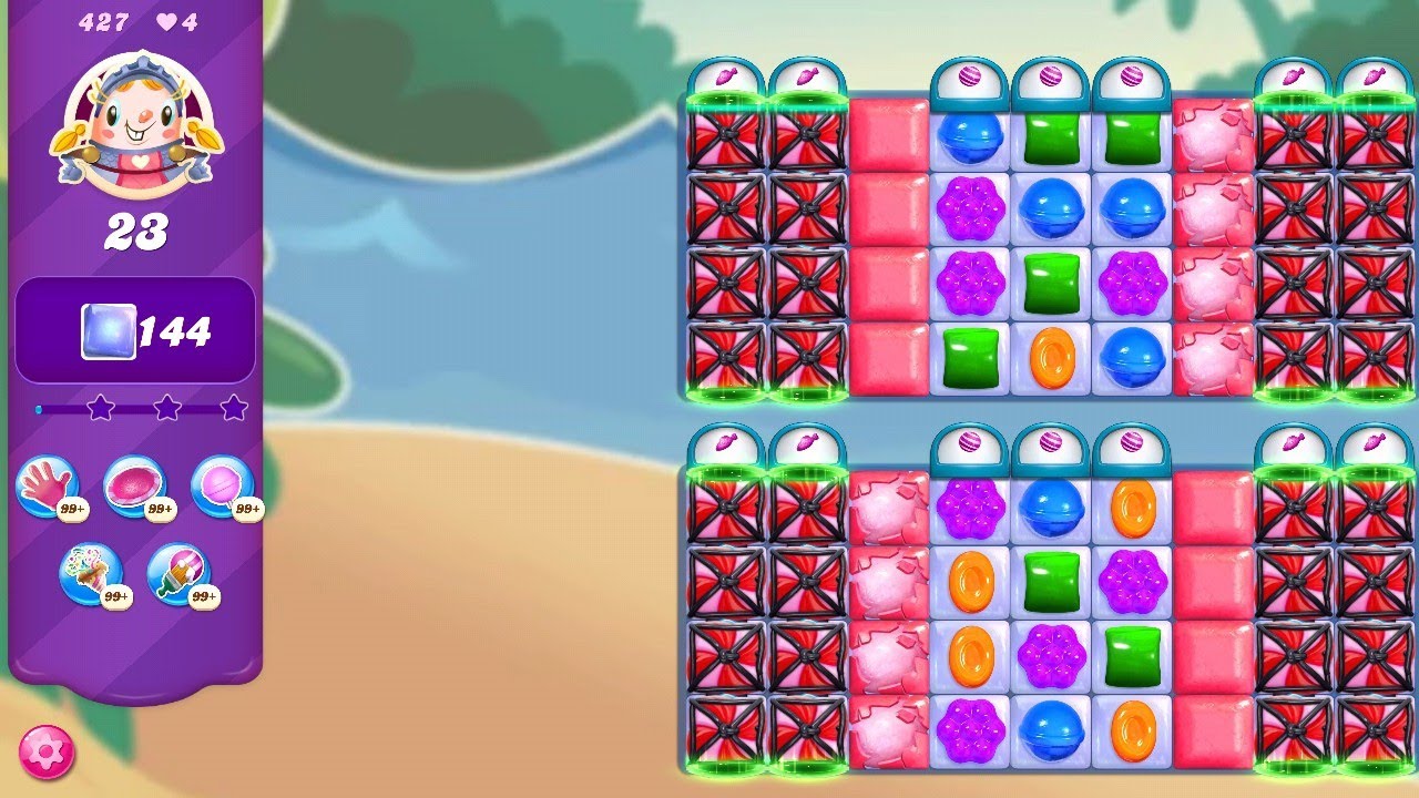 Candy Crush Saga Level 427 - YouTube