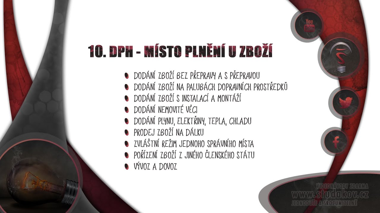 Úvod do DPH #10 - Místo plnění u zboží