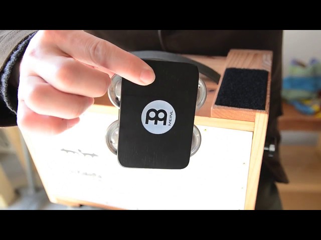 MEINLのジングルタップ JT-S-BK をミニカホンに付けてみた - YouTube