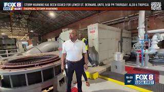 New Orleans Sewerage & Water Board preps for Tropical Storm Bertha