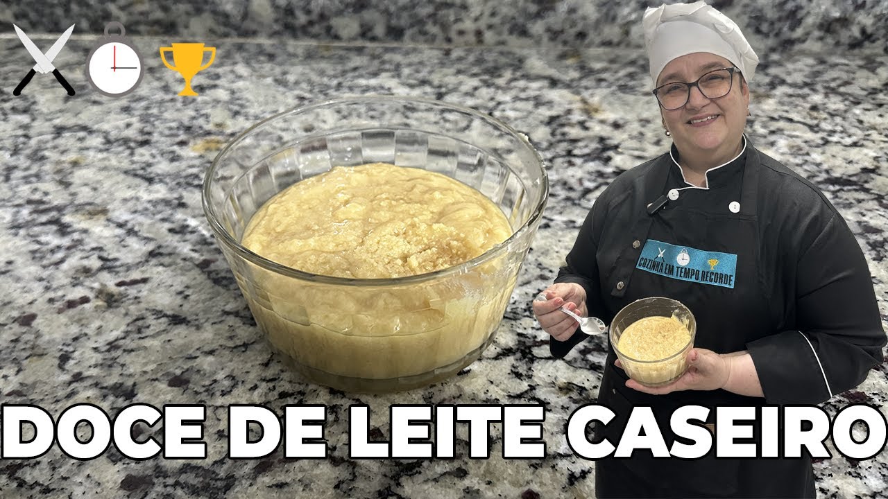 Como Fazer Doce de Leite Caseiro - Cozinha em Tempo Recorde