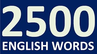 2500 ENGLISH WORDS for speaking English fluently - how to Learn English speaking easily screenshot 4