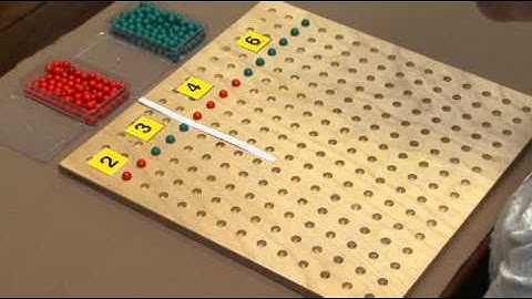 Proportions Using the Peg Board (Montessori Elementary Math Demonstration)